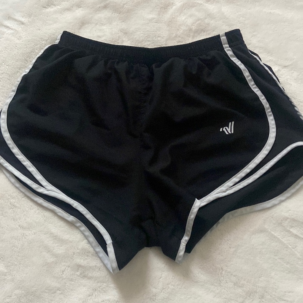 Varsity black cheer shorts